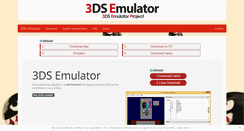 Desktop Screenshot of 3dsemulator.org
