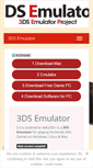 Mobile Screenshot of 3dsemulator.org